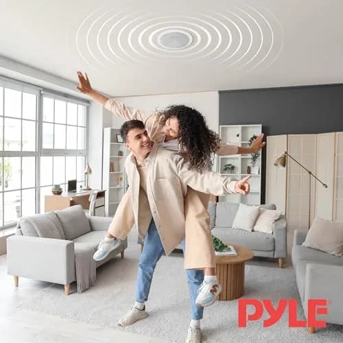 Pyle 5.25” 2-Way Ceiling Speaker, 200W Peak Power | Weatherproof HiFi Sound for Indoor & Outdoor thumbnail 7