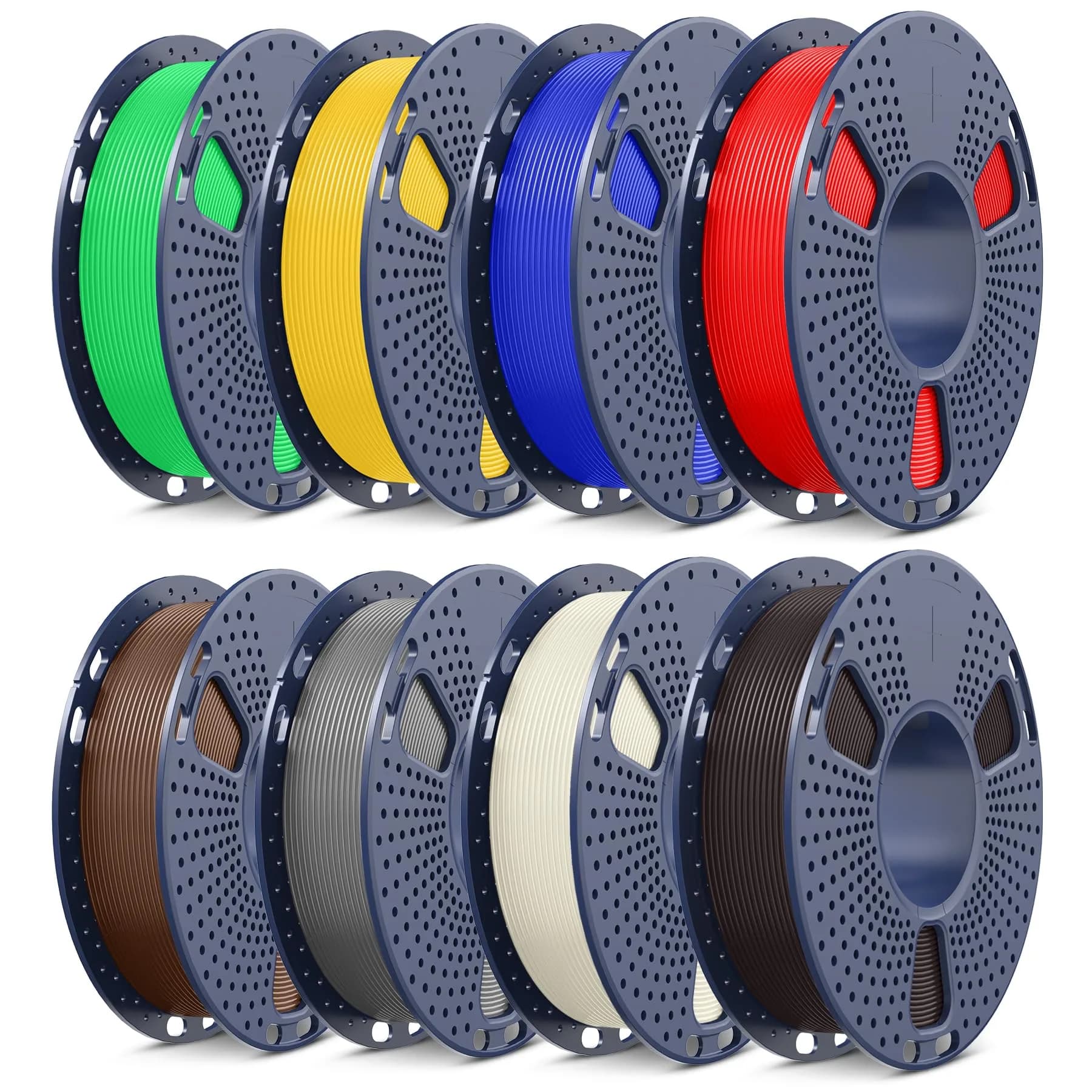 SUNLU 250g PLA Filament Bundle 1.75mm | Multicolor 3D Printer Filament for Small Prints — Multicolor Bundle