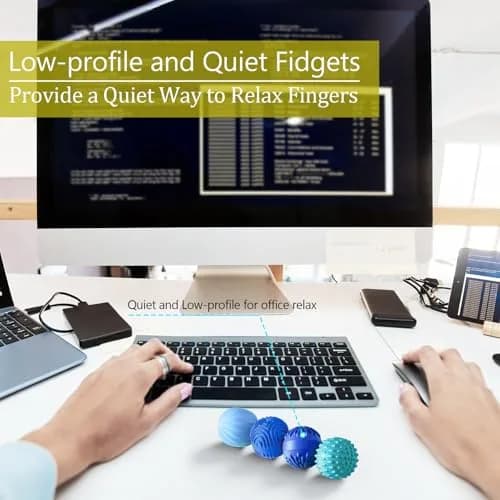 luckdoor Silicone Magnetic Balls Fidget Toy 8PCS | Sensory Stress Relief for Adults & Teens thumbnail 6