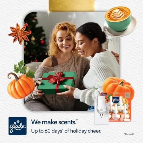 Glade PlugIns Scented Oil Refills Golden Pumpkin & Spice 3.35 fl oz (100 ml) | Festive Warmth for Indian Homes thumbnail 5