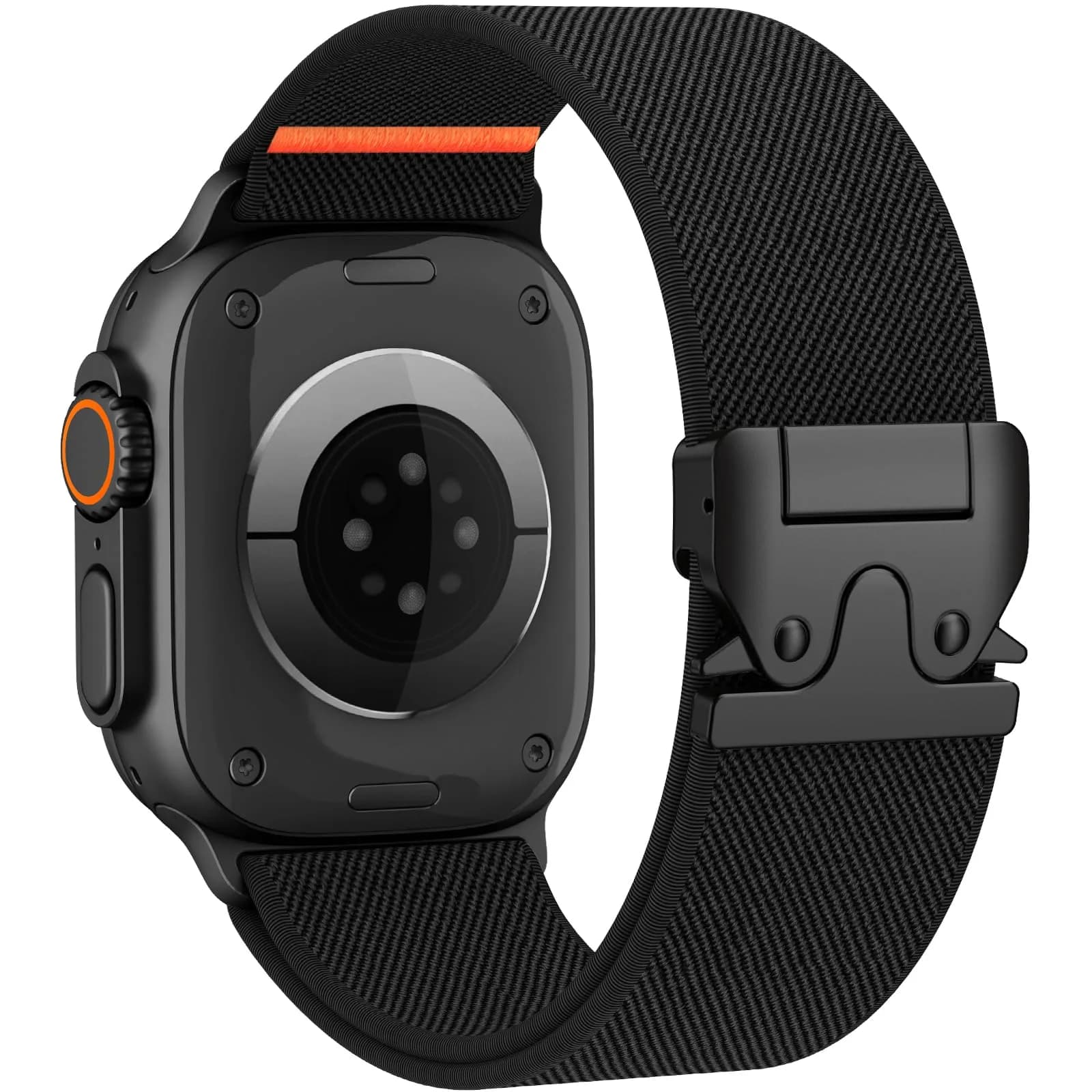 Unbeinst Elastic Sport Band for Apple Watch Ultra 3/2/1 49mm Men Women | Adjustable Nylon Parachute Buckle