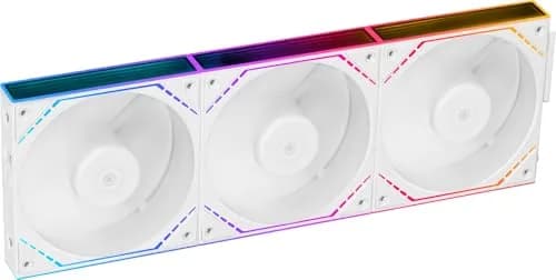 Thermalright TL-M12QRW X3 120mm Reverse Case Fans 3-Pack White | PWM ARGB Infinity Mirror Lighting thumbnail 7