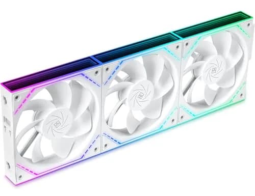 Thermalright TL-M12QRW X3 120mm Reverse Case Fans 3-Pack White | PWM ARGB Infinity Mirror Lighting thumbnail 8