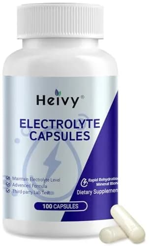 Heivy Electrolyte Capsules 100 Count | Support Hydration & Energy in India thumbnail 1