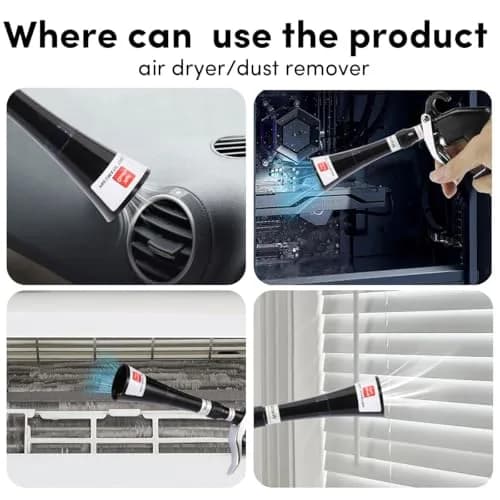 ANABIUP Tornado Air Blow Gun for Car Detailing | High-Pressure Dry Cleaning Tool with Brass Nozzle (0.28kg) thumbnail 2