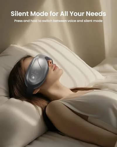 RENPHO Eyeris 2 Eye Massager with Heat & Cooling, Heated Eye Mask, 1500mAh Battery | Relieves Dry Eyes & Tension thumbnail 7