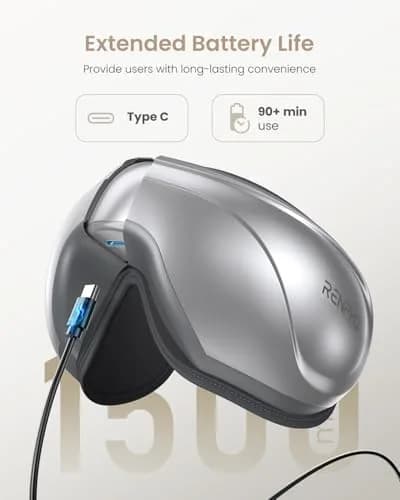 RENPHO Eyeris 2 Eye Massager with Heat & Cooling, Heated Eye Mask, 1500mAh Battery | Relieves Dry Eyes & Tension thumbnail 8