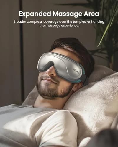 RENPHO Eyeris 2 Eye Massager with Heat & Cooling, Heated Eye Mask, 1500mAh Battery | Relieves Dry Eyes & Tension thumbnail 5