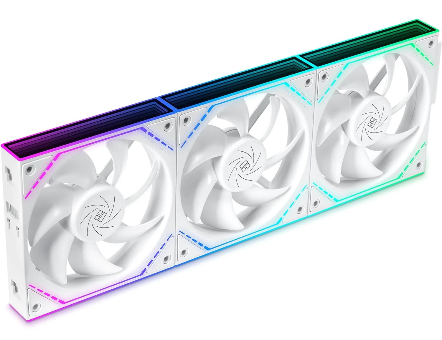 Thermalright TL-M12QW X3 120mm ARGB White Case Fans 3-Pack | 2000RPM PWM 68.9CFM - main product image