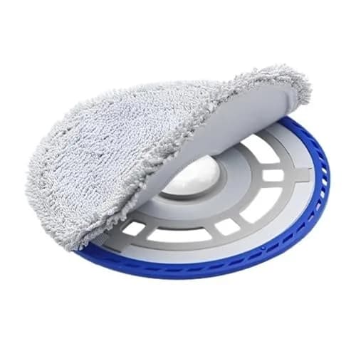 Electropan Mop Pads Holder for Ecovacs Deebot T30S/T50 Omni Series & Yeedi M12 Pro+ Robot Vacuums (2-Pack, Blue) thumbnail 2