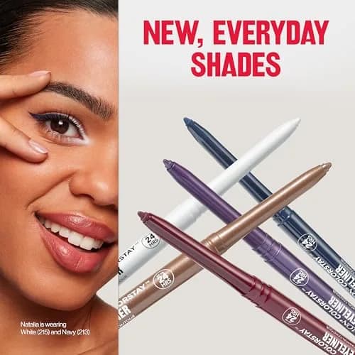 REVLON ColorStay Waterproof Eyeliner Pencil Navy (0.28g / 0.01 oz) | Ophthalmologist Tested for Sensitive Eyes thumbnail 5