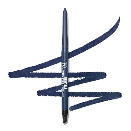 REVLON ColorStay Waterproof Eyeliner Pencil Navy (0.28g / 0.01 oz) | Ophthalmologist Tested for Sensitive Eyes thumbnail 2