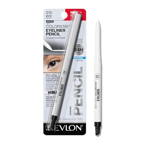 REVLON ColorStay Waterproof Eyeliner Pencil White 0.3g (0.01 oz) | Long-Lasting Matte Finish thumbnail 1
