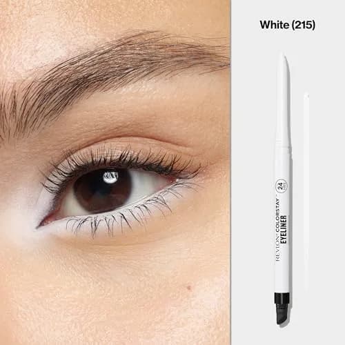 REVLON ColorStay Waterproof Eyeliner Pencil White 0.3g (0.01 oz) | Long-Lasting Matte Finish thumbnail 3
