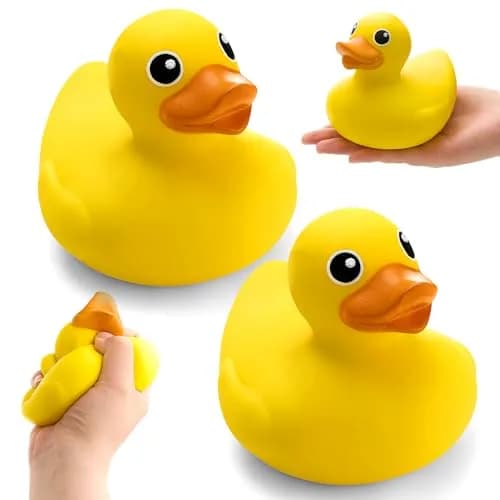 Hungdao Duck Foam Ball Slow Rebound PU Duck Squeeze Toy 12cm (4.72 inches) | Non-Toxic & BPA-Free Sensory Toy thumbnail 1