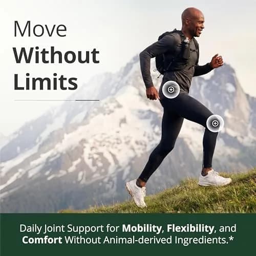 Vimerson Health Vegan Glucosamine Chondroitin MSM Joint Supplement 180 Capsules | Plant-Based Joint Support for Mobility & Comfort thumbnail 3