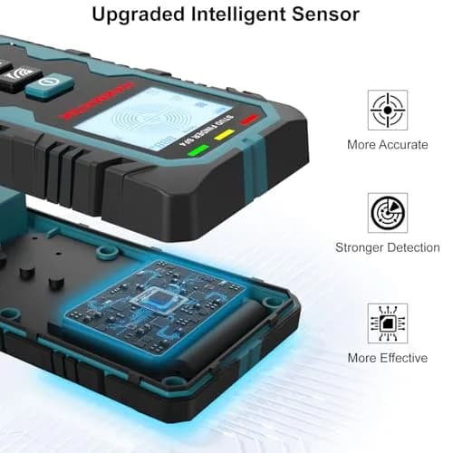 HANMATEK SF4 Stud Finder Wall Scanner | 5-in-1 Multifunction Detector with HD LCD Display thumbnail 4