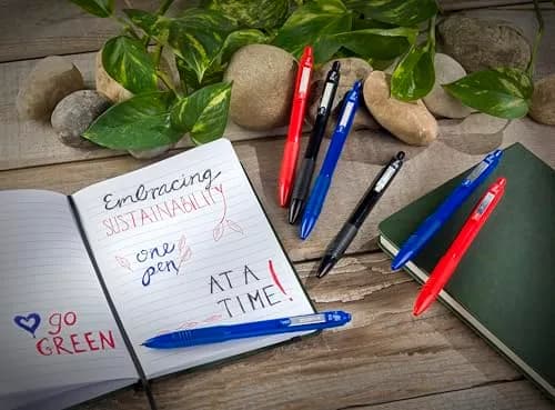 Zebra Pen Z-Grip Recycled Ballpoint Pens, Red Ink, 1.0mm, 12-Pack | Smooth Writing for Students & Professionals thumbnail 5
