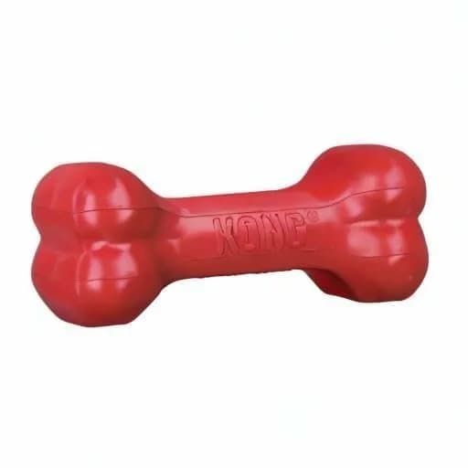 KONG Goodie Bone Natural Rubber Treat-Dispensing Dog Toy Medium | Durable Chew Toy for Dogs — Small