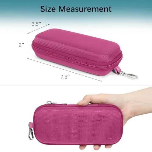 Tangoner Double Eyeglasses Case for Dual Sunglasses | Hard Shell with Zipper, Compact & Protective thumbnail 6
