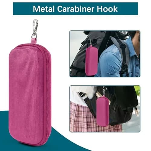 Tangoner Double Eyeglasses Case for Dual Sunglasses | Hard Shell with Zipper, Compact & Protective thumbnail 7