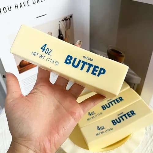 Generic Butter Slow Rising Squishy Toy | Non-Toxic PU, Vanilla Scented, 1.57x1.57x5.51 inches thumbnail 5
