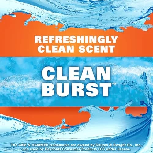 Hefty Ultra Strong 13 Gallon Trash Bags, White, Clean Burst Scent, 110 Bags | 13 Gallon Kitchen Bags with Odor Control thumbnail 3