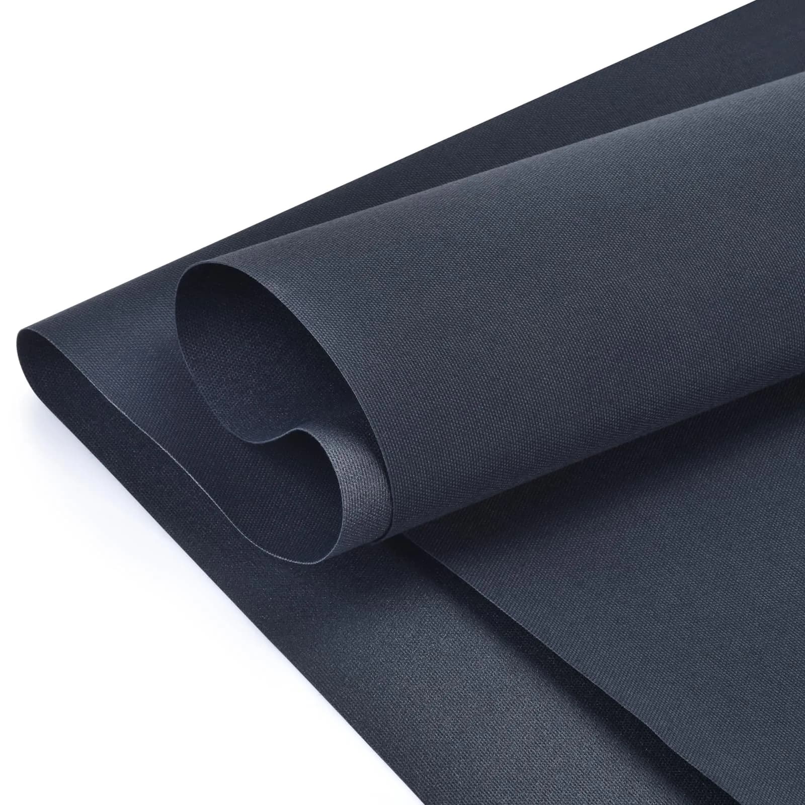 TeeLiy Waterproof Canvas Fabric 600D Upholstery Outdoor Fabric 1 Yard Black 112 cm (36 x 58 inches) | Heavy Duty Ripstop Sewing Cloth — Dark Blue