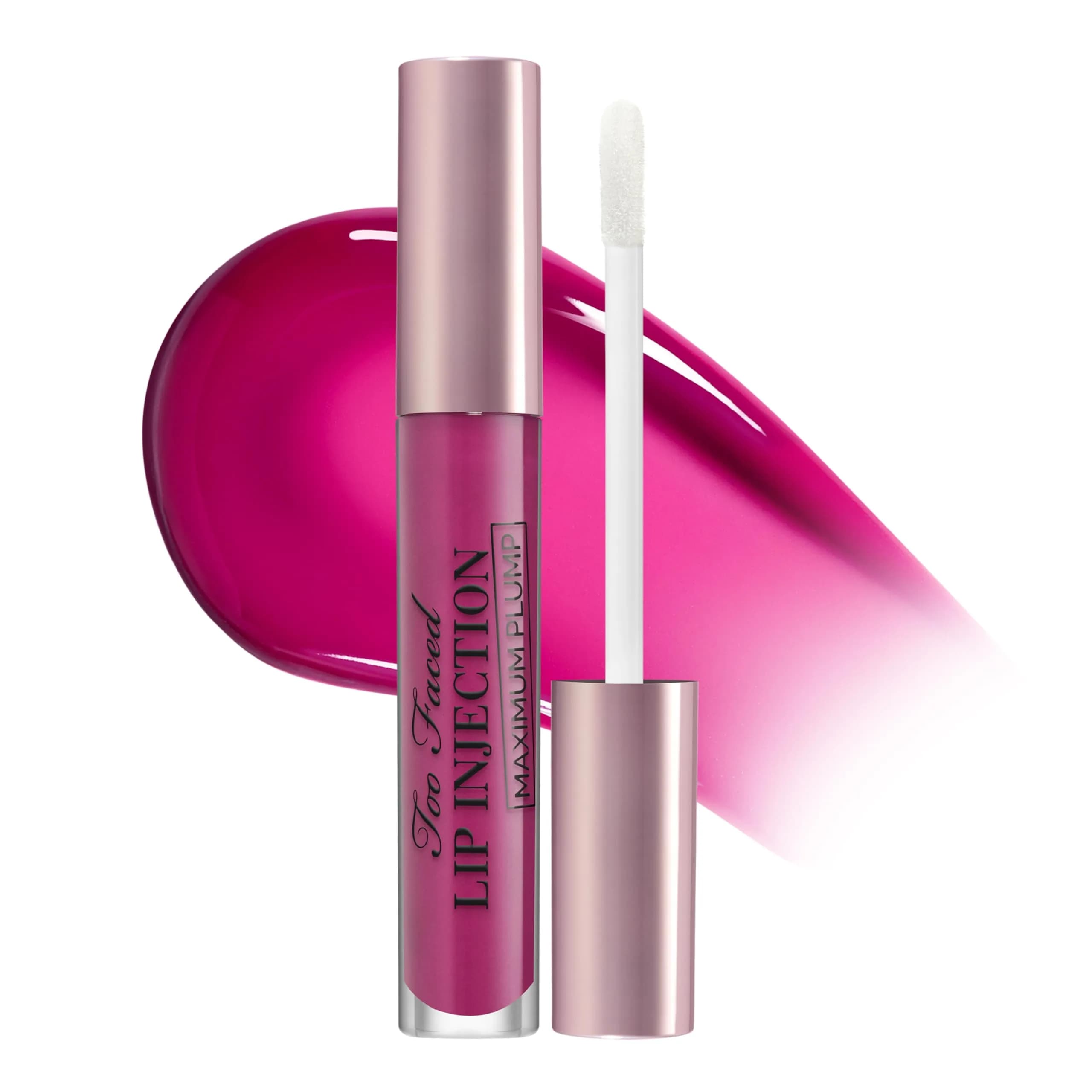 Too Faced Lip Injection Maximum Plump Gloss Berry Crush 4g (0.14 Oz) | Intense Hydration & Shine