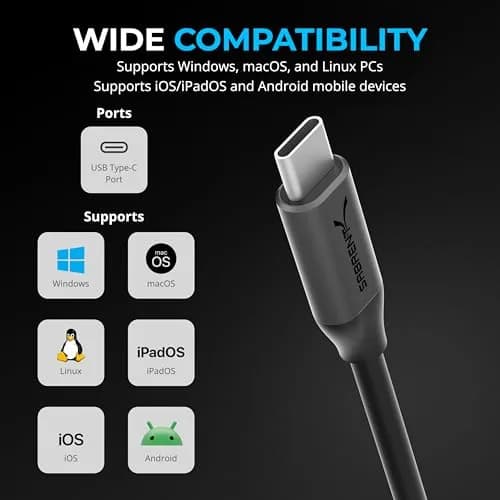 SABRENT USB-C to 3.5mm Audio Adapter with 100W PD, 24-Bit | Portable Sound Card for USB-C Devices thumbnail 4