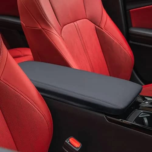 TOPINSTALL Center Console Cover for 2025-2027 Toyota Camry LE/SE/XLE/XSE | PU Leather Armrest Protector thumbnail 1