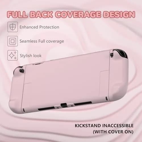 playvital Pink Portable Electronic Device Cover for Nintendo Switch 2 | Full-Body Dockable Shell (65g) thumbnail 5