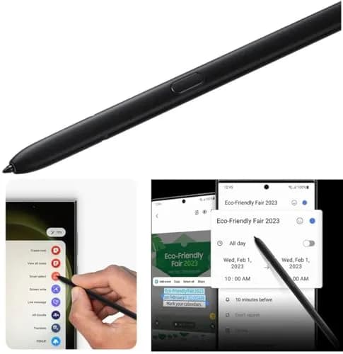 TYHJ S Pen S23 Ultra Replacement Stylus with Bluetooth & Replacement Tips for Samsung Galaxy S23 Ultra 5G | 4096 Pressure Levels thumbnail 5