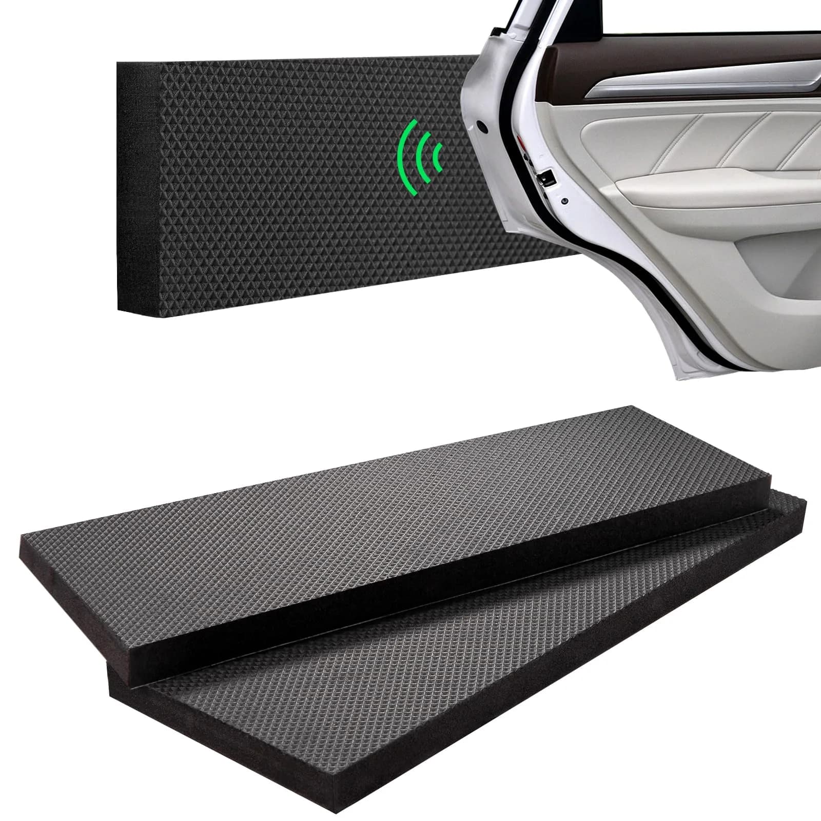 Spurtar Garage Wall Protector, Waterproof Car Door Protector EVA Foam 200cm x 20cm x 0.65cm (79" x 8" x 0.25") | German Design — 2 Pieces - 15.7" × 5.9" × 0.8"