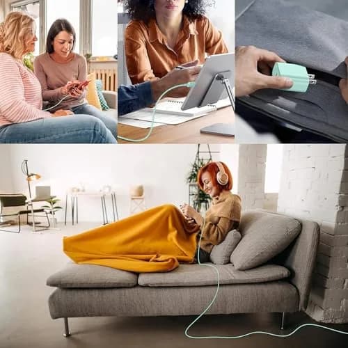 Cerdeti 20W USB-C Fast Charger Block & 10ft Cable Set | 220V Compatible, PD 3.0 thumbnail 6