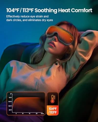 RENPHO Eyeris 1V Voice Control Eye Massager with Heat & Bluetooth Music | Gradient Green (1 Unit) thumbnail 2