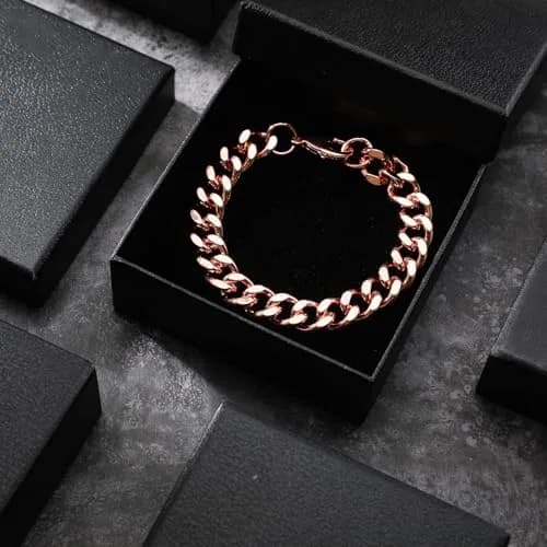 Tondiamo Braided Copper Bracelet 7.5 inch (19 cm) | Valentine's Day Gift for Men thumbnail 4