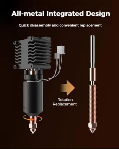 Creality Official Hi Ceramic Hotend Kit Supports 300°C High-Speed 3D Printing | All-Metal Design thumbnail 4