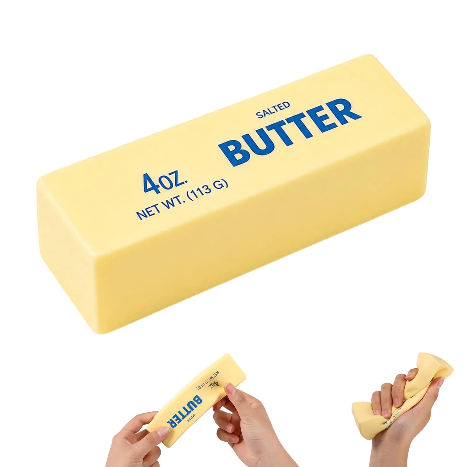 Lyreh Butter Stick Squeeze Toy 14cm (5.51in) | Slow Rising PU Fidget Toy for Anxiety Relief