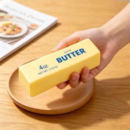 Lyreh Butter Stick Squeeze Toy 14cm (5.51in) | Slow Rising PU Fidget Toy for Anxiety Relief thumbnail 7
