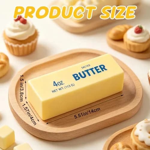 Lyreh Butter Stick Squeeze Toy 14cm (5.51in) | Slow Rising PU Fidget Toy for Anxiety Relief thumbnail 2
