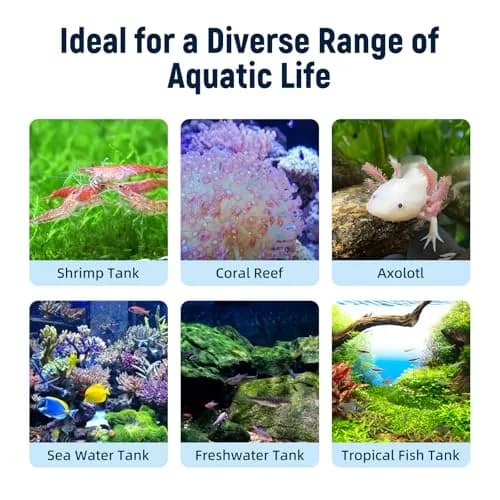 AQUASMITH Aquarium Chiller Fan with Temperature Control | Silent, Auto Start/Stop, 3-Speed Modes for Fish & Coral Tanks thumbnail 8