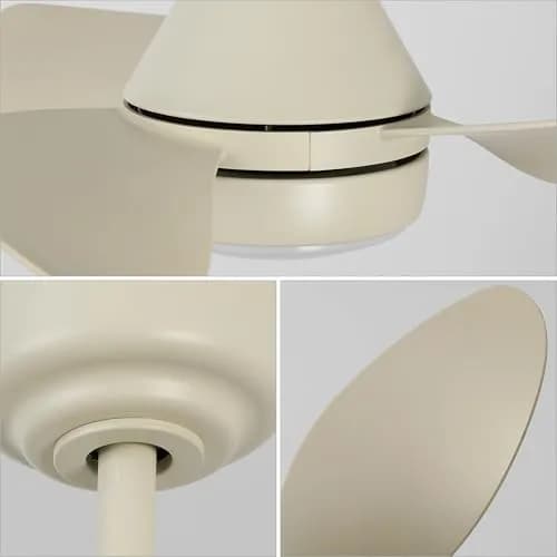 OVAL AIR AIR8000E Albini 22" Contemporary Minimalist 6-Speed Metal Ceiling Fan | Smart Dimmable LED for Living Room & Bedroom thumbnail 6