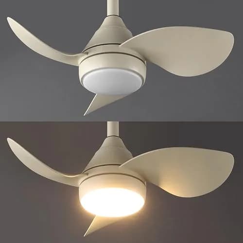 OVAL AIR AIR8000E Albini 22" Contemporary Minimalist 6-Speed Metal Ceiling Fan | Smart Dimmable LED for Living Room & Bedroom thumbnail 7