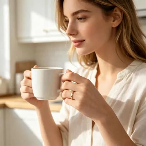 YOESDIE Gold Dome Cigar 6mm Titanium Ring Wedding Band for Men Women | Hypoallergenic, Scratch-Resistant, Waterproof thumbnail 4