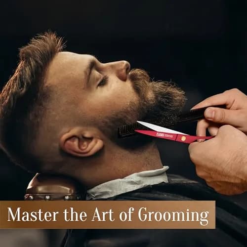 FACON Professional Hair Cutting Scissors 6.5 Inch Razor Edge Barber Shears | Japanese Stainless Steel thumbnail 4