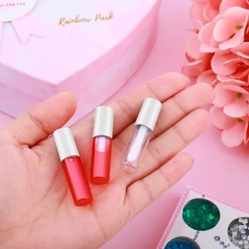 Patelai Clear Mini Lip Gloss Tubes 1.2ml (100-Pack) | DIY Cosmetic Containers for Travel thumbnail 4