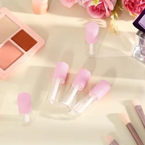 Patelai Clear Mini Lip Gloss Tubes 3ml (0.1 Fl Oz) | 100 Pcs Refillable DIY Cosmetic Containers thumbnail 4