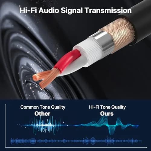 EBXYA XLR Cable 2ft | 6 Pack, High-Fidelity Microphone Cable with 3-Pin XLR Male to Female thumbnail 3