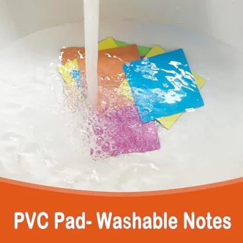 NIUBIKLUS Reusable Magnetic Sticky Notes 3" x 3" (36-Pack) | Dry Erase Labels for Whiteboard, Fridge, Locker thumbnail 2